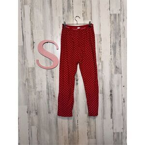 Calvin Klein red pajama pants size small